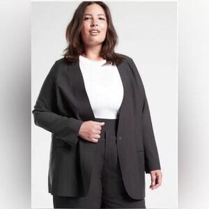 Athleta Avenue Blazer NEW with tags Size 22 Black Professional Travel Smooth